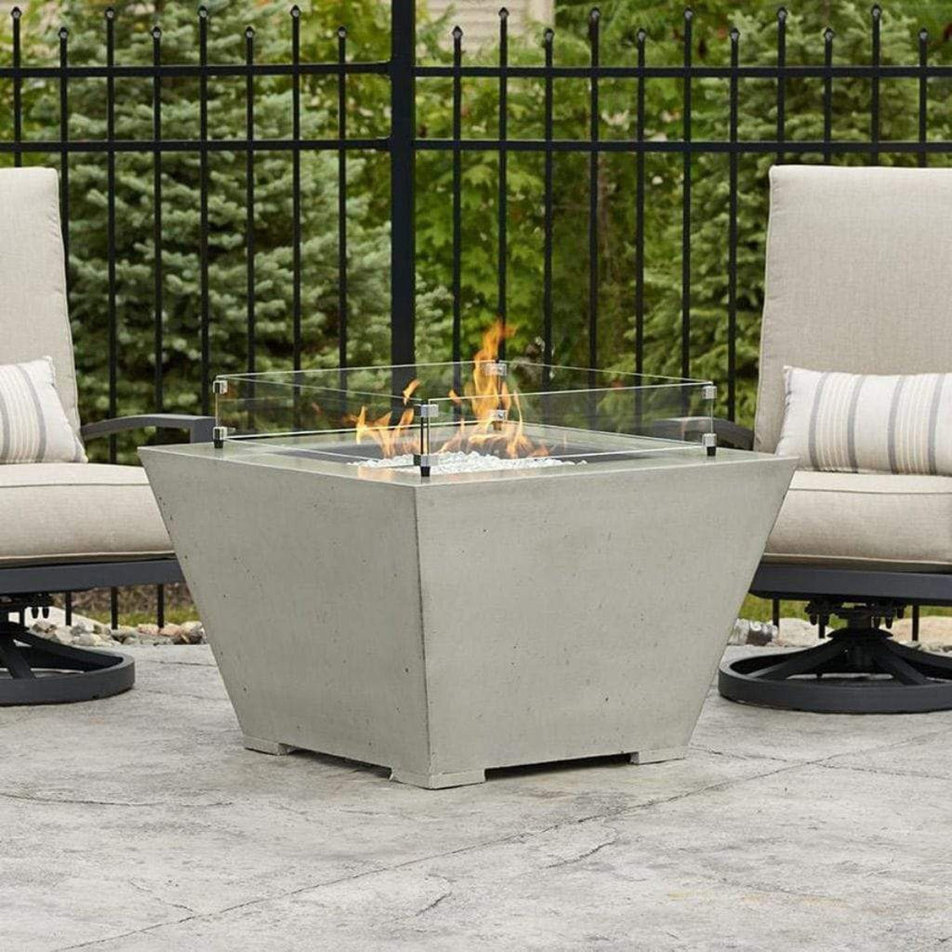 The Outdoor GreatRoom Company 37" Cove Square Gas Fire Pit Bowl