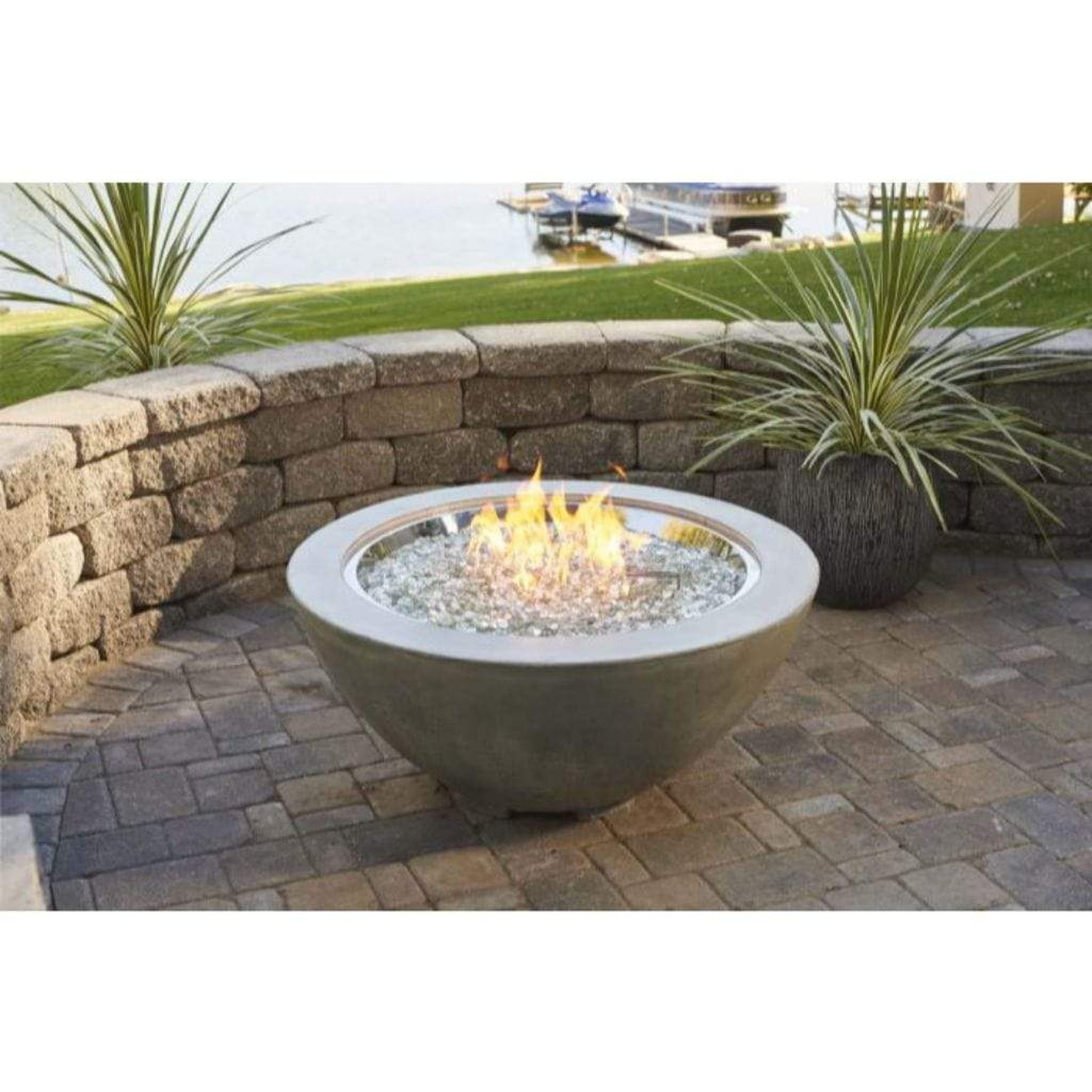 The Outdoor GreatRoom Company 30" Cove Round Gas Fire Pit Bowl