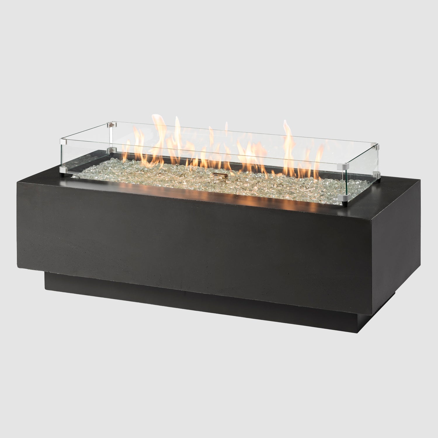 The Outdoor GreatRoom Company Cove 54" Midnight Mist Linear Gas Fire Table