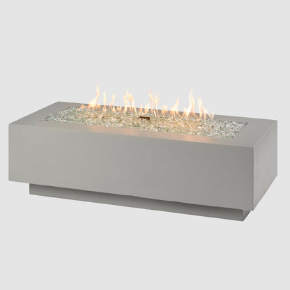 The Outdoor GreatRoom Company Cove 54" Natural Gray Linear Gas Fire Table