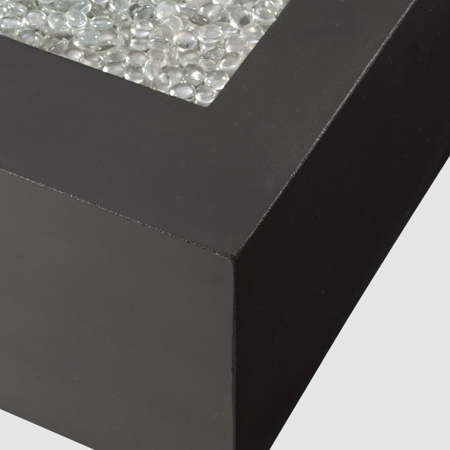 The Outdoor GreatRoom Company Cove 72" Midnight Mist Linear Gas Fire Table