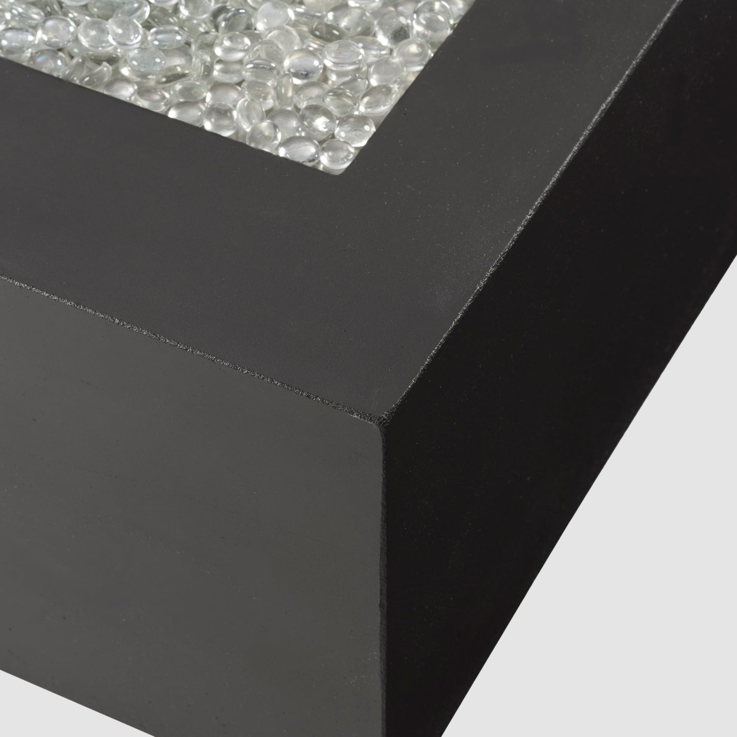 The Outdoor GreatRoom Company Cove 72" Midnight Mist Linear Gas Fire Table