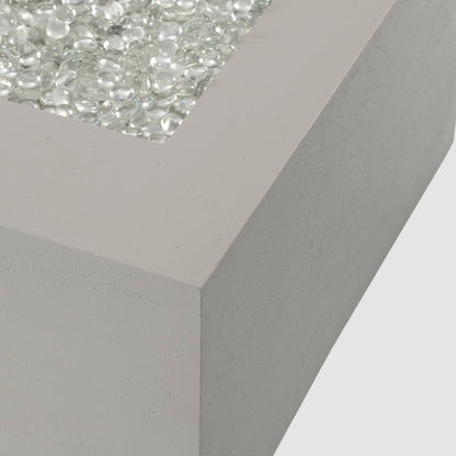 The Outdoor GreatRoom Company Cove 72" Natural Gray Linear Gas Fire Table