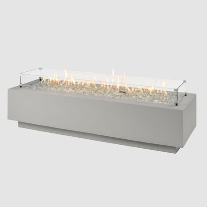 The Outdoor GreatRoom Company Cove 72" Natural Gray Linear Gas Fire Table