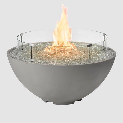 The Outdoor GreatRoom Company Cove Edge 42" Natural Grey Gas Fire Pit Bowl