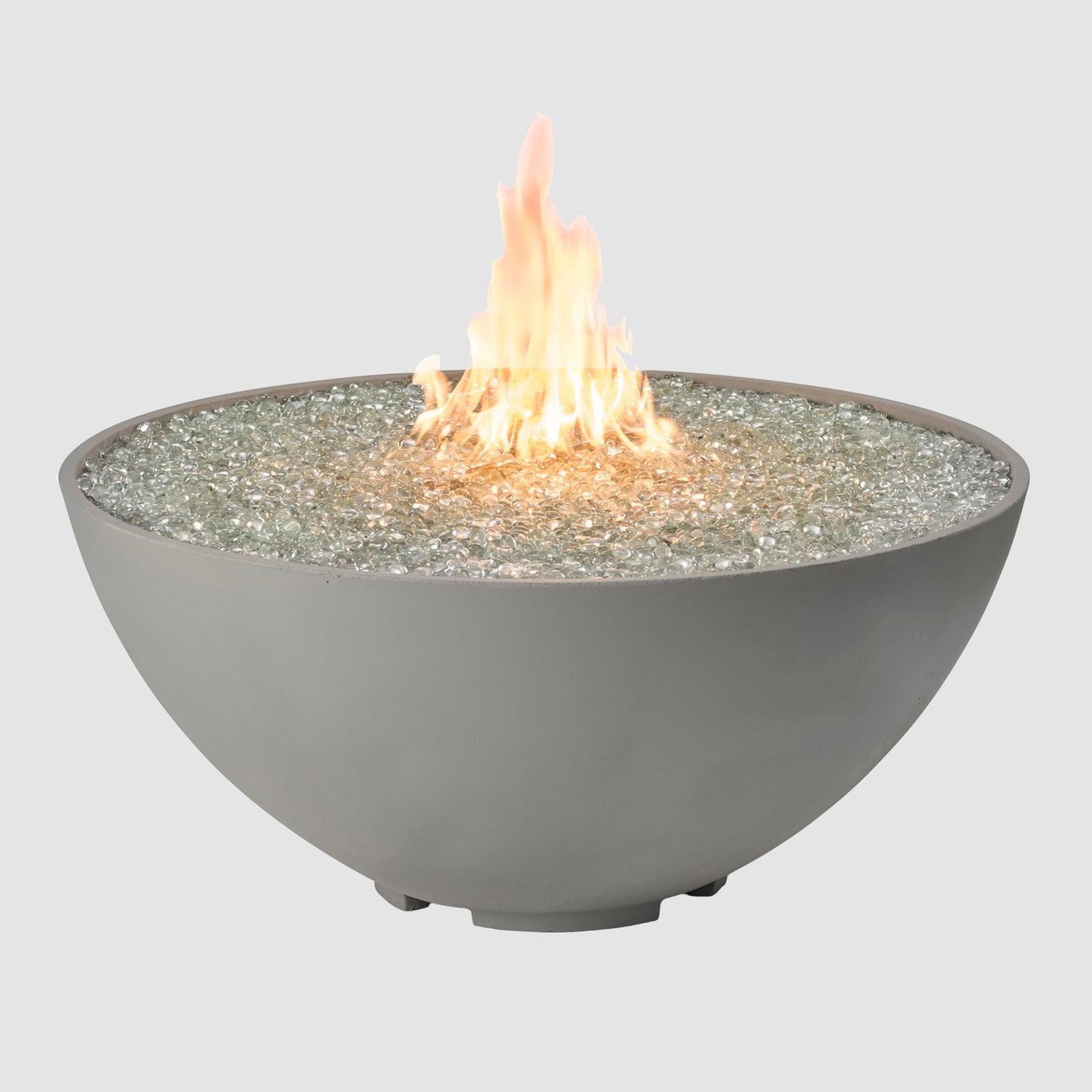 The Outdoor GreatRoom Company Cove Edge 42" Natural Grey Gas Fire Pit Bowl