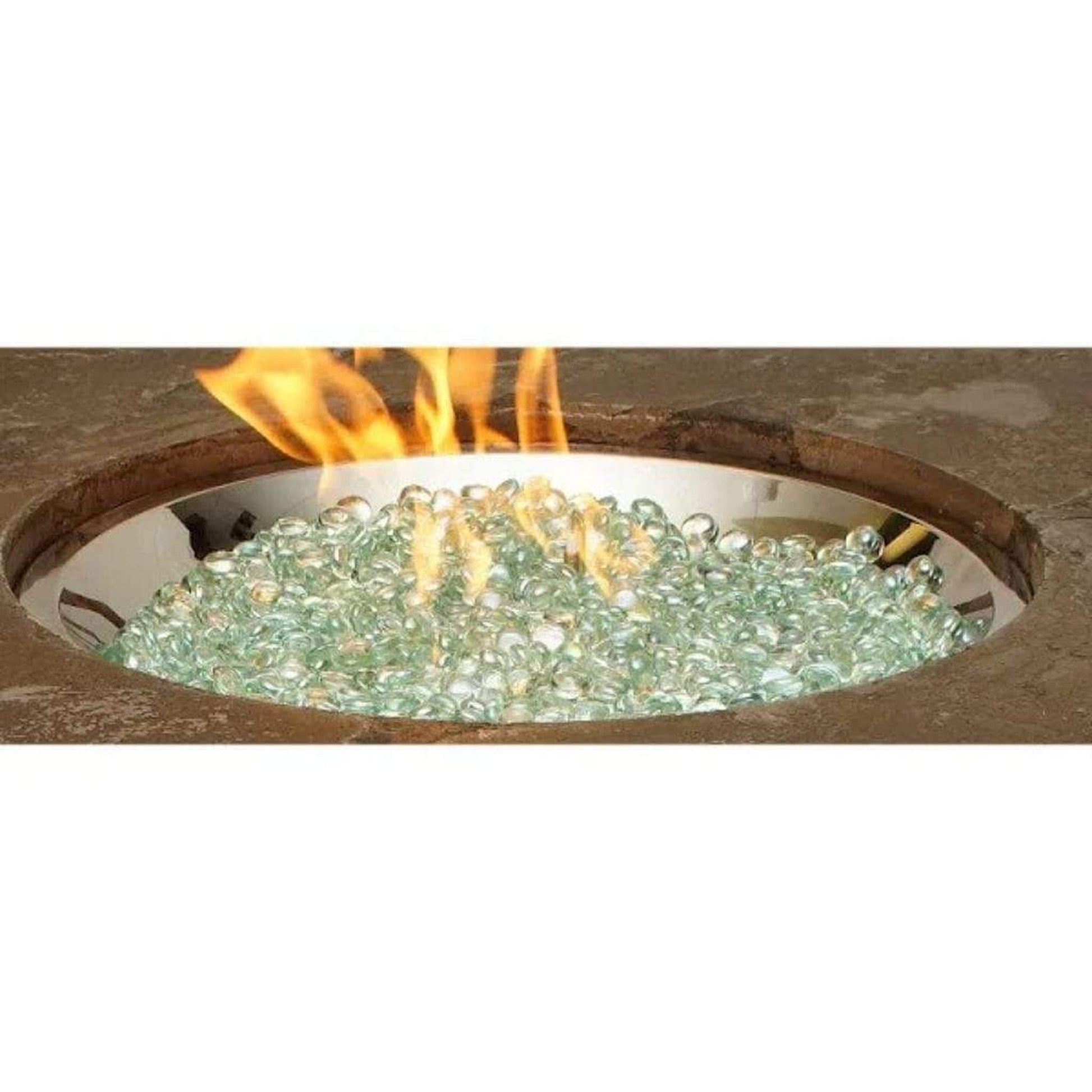 The Outdoor GreatRoom Company Crystal Fire Plus 20" Round Gas Burner