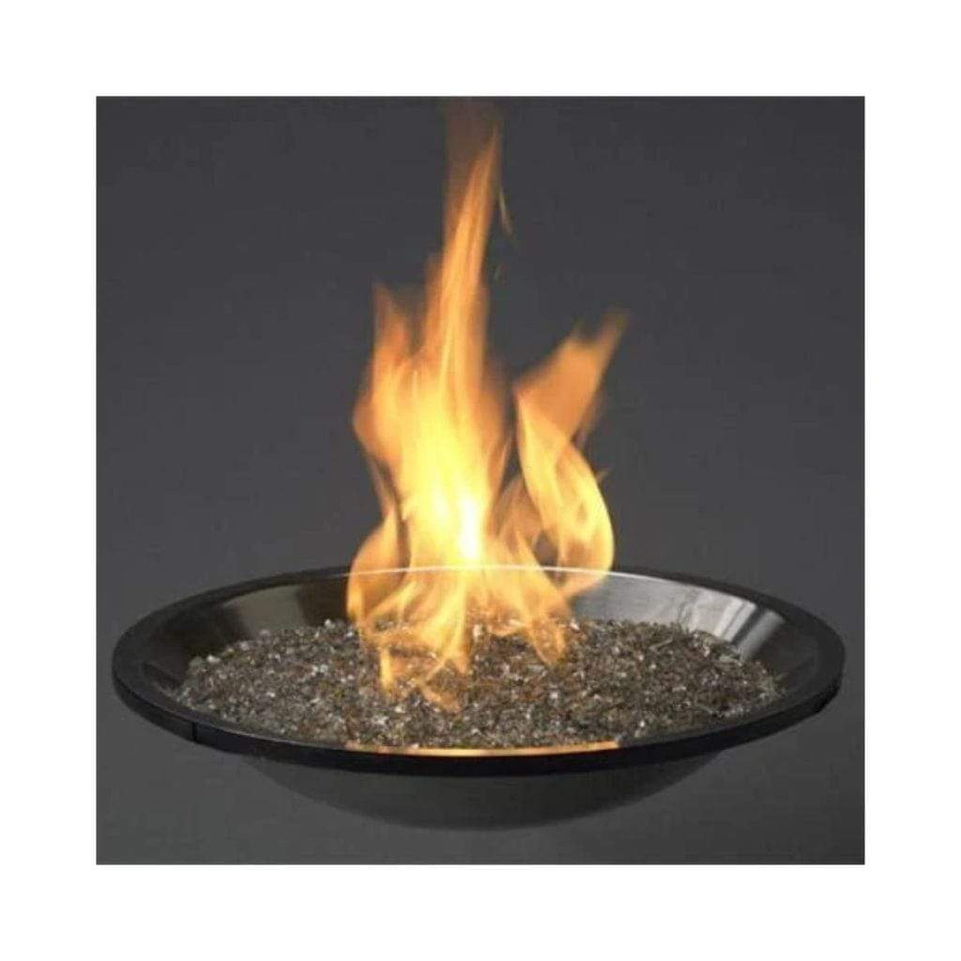 The Outdoor GreatRoom Company Crystal Fire Plus 20" Round Gas Burner