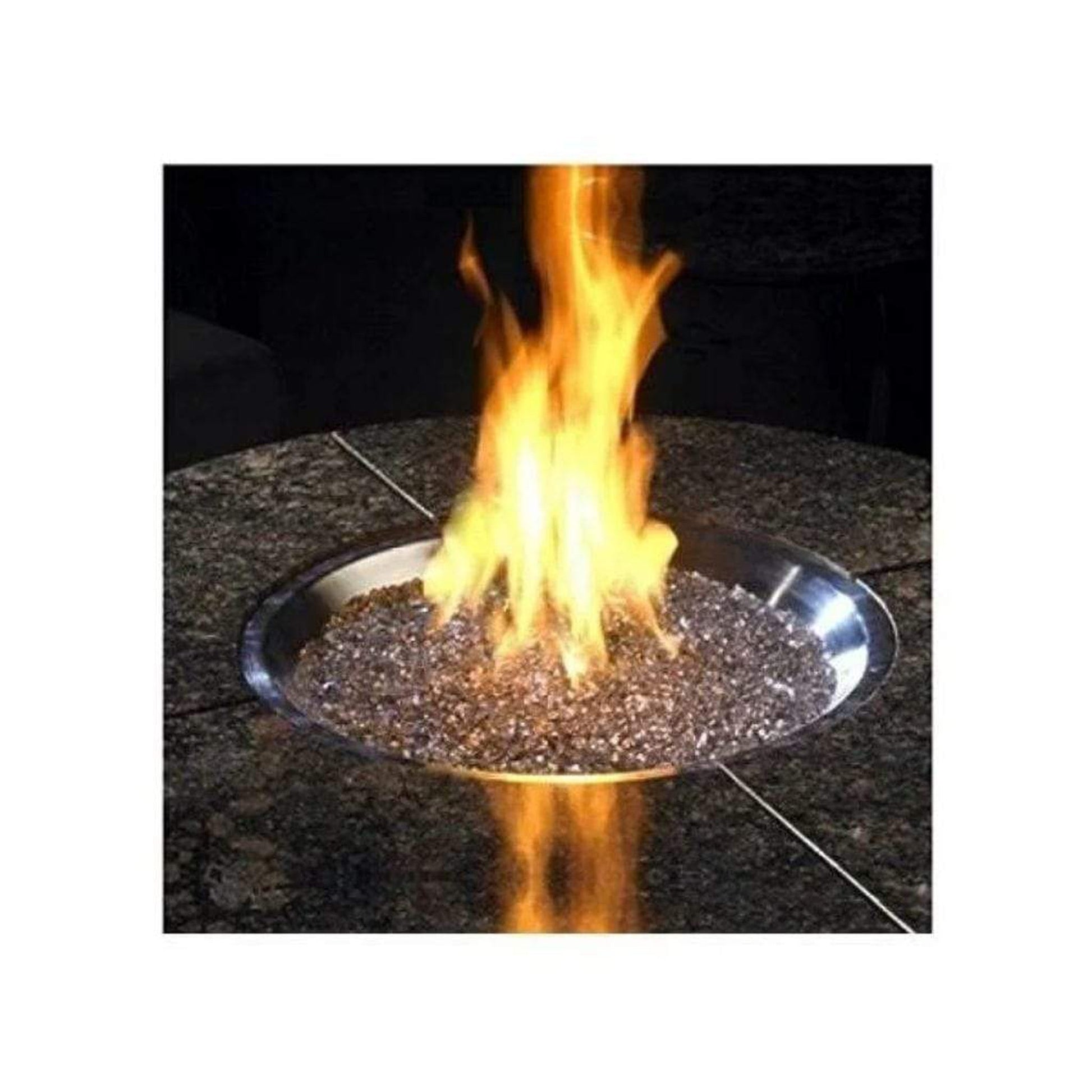 The Outdoor GreatRoom Company Crystal Fire Plus 20" Round Gas Burner