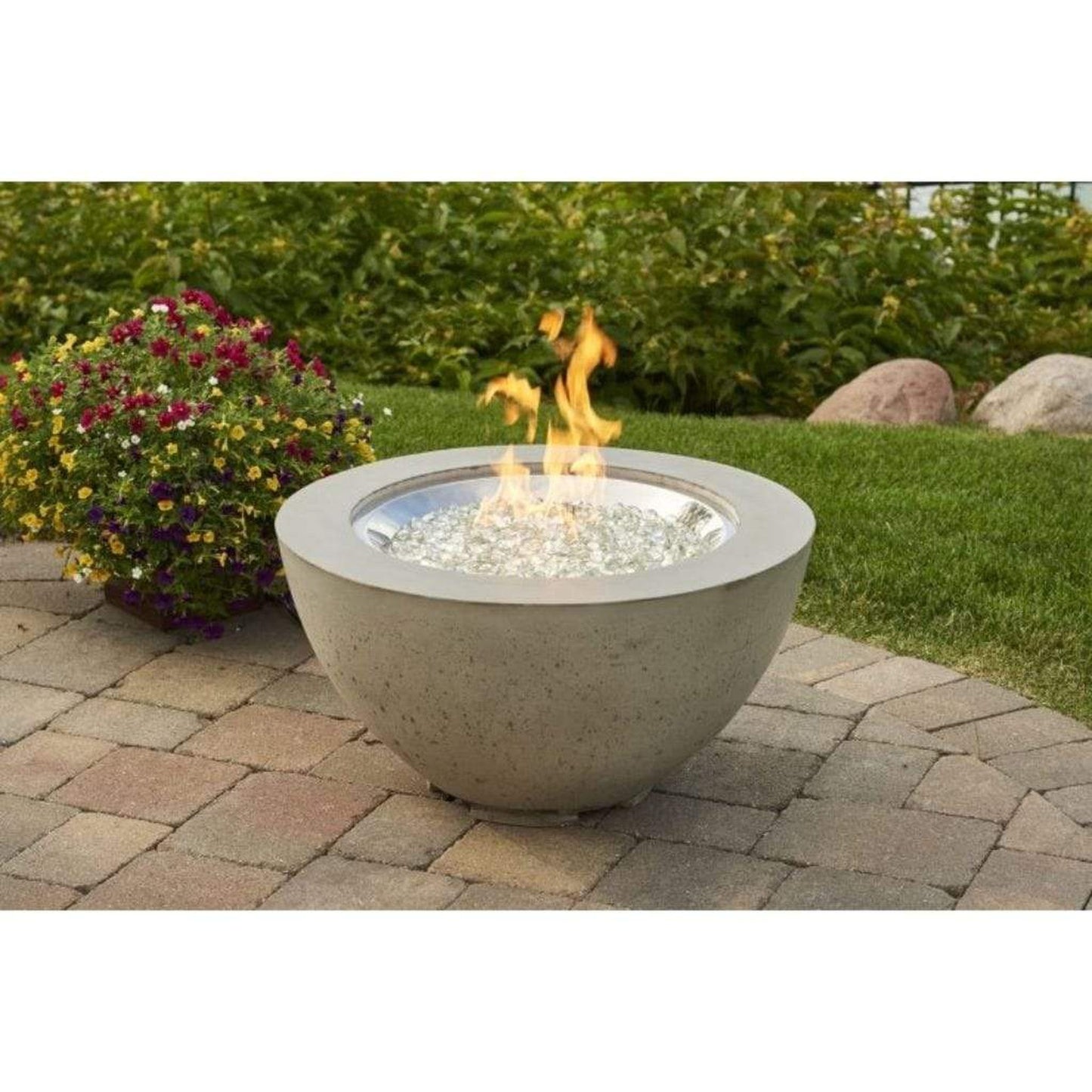 The Outdoor GreatRoom Company Crystal Fire Plus 20" Round Gas Burner