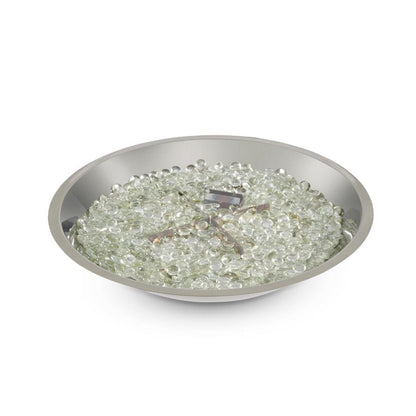 The Outdoor GreatRoom Company Crystal Fire Plus 20" Round Gas Burner