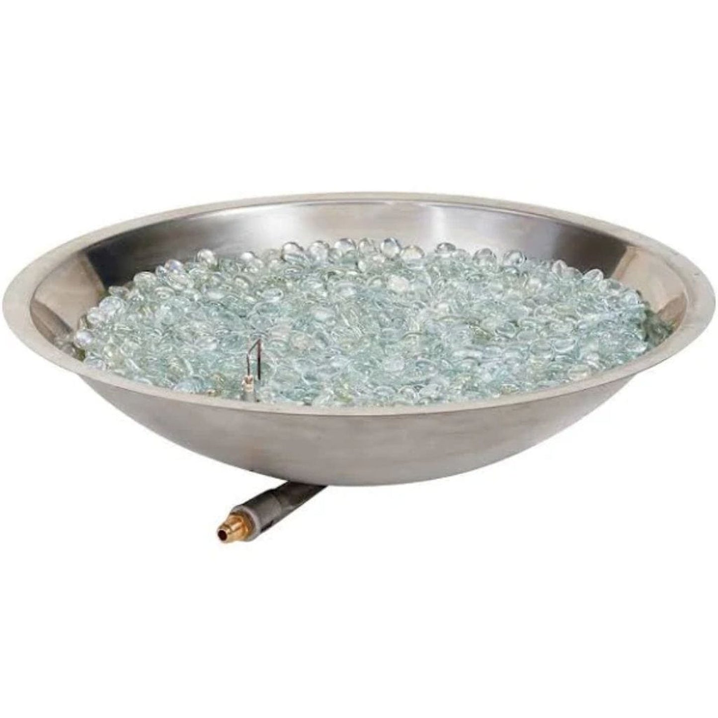 The Outdoor GreatRoom Company Crystal Fire Plus 20" Round Gas Burner