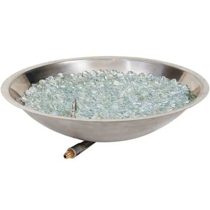 The Outdoor GreatRoom Company Crystal Fire Plus 20" Round Gas Burner