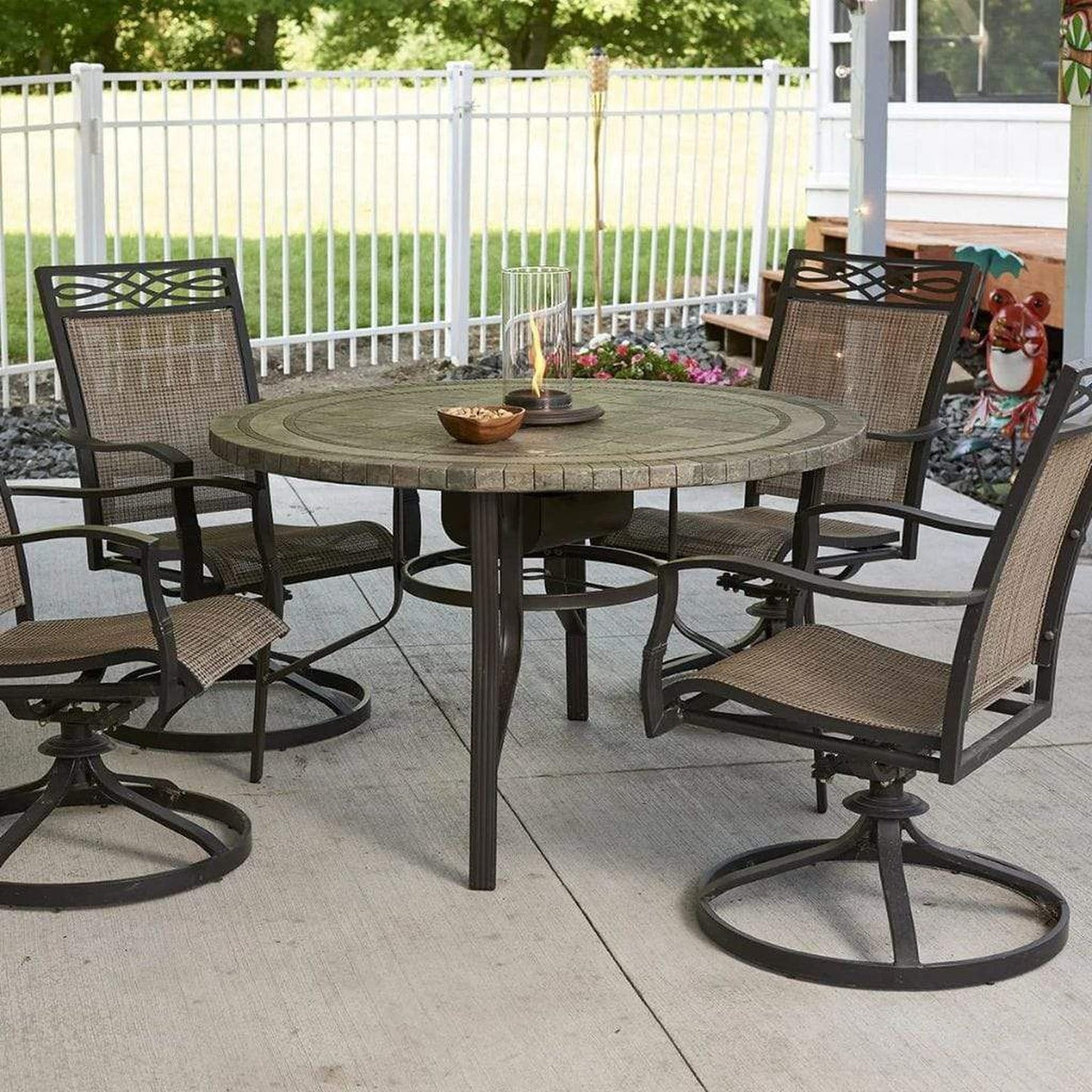 The Outdoor GreatRoom Company Intrigue 11" Table Top Outdoor Lantern