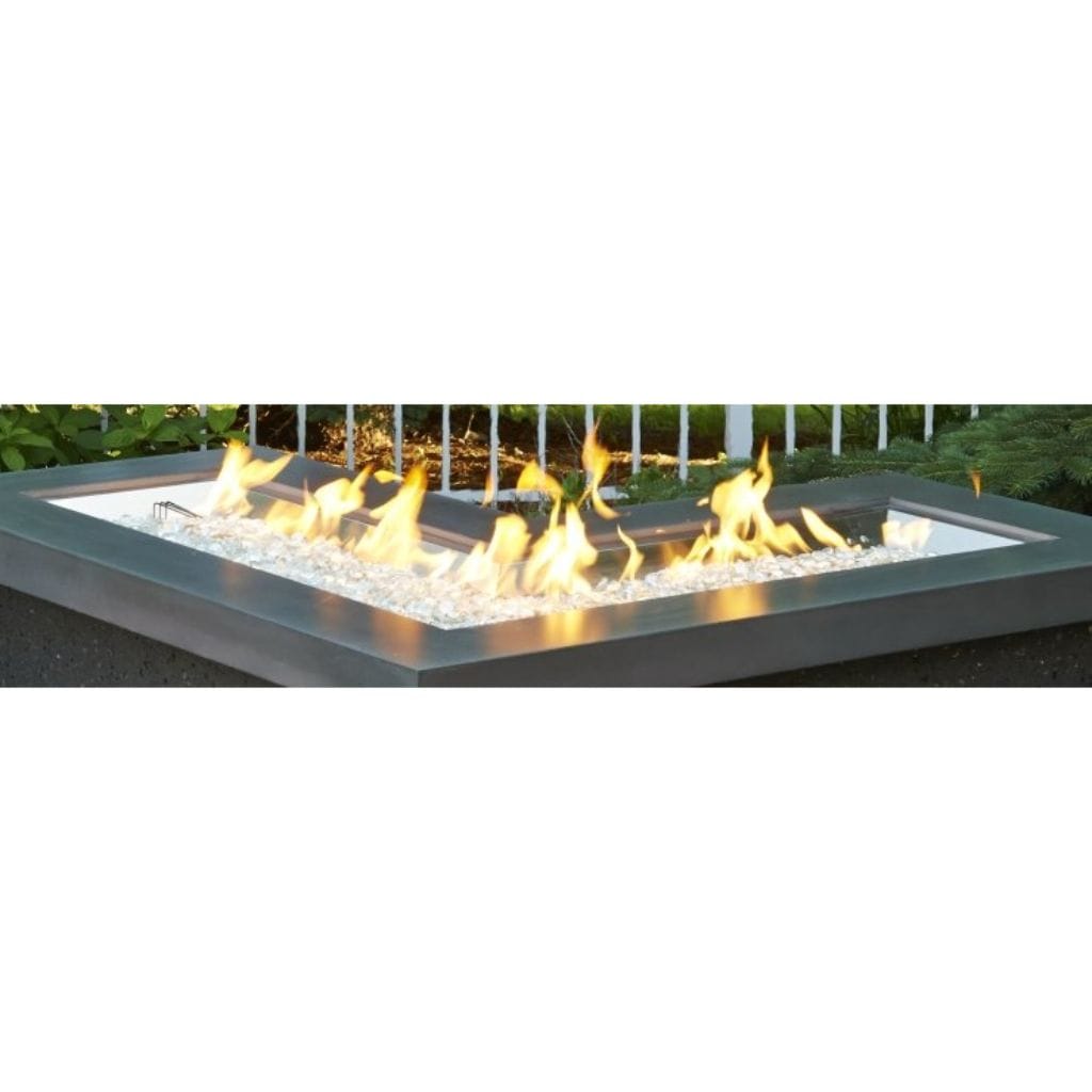 The Outdoor GreatRoom Company L-Shaped Linear Stainless Steel Gas Burner