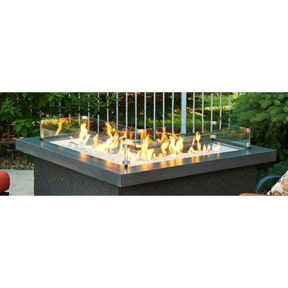 The Outdoor GreatRoom Company L-Shaped Linear Stainless Steel Gas Burner