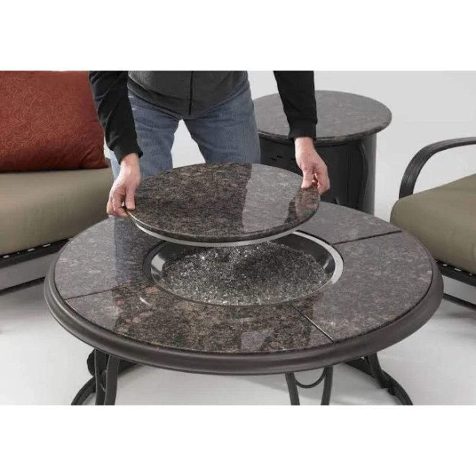 The Outdoor GreatRoom Company Lazy Susan Attachment