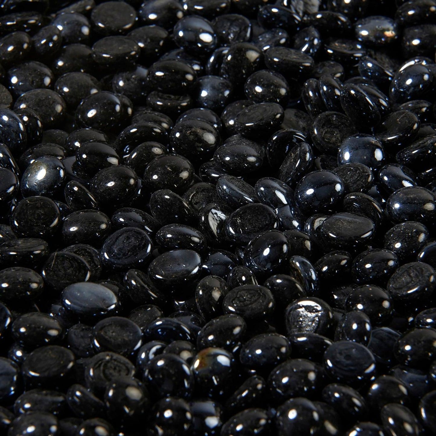The Outdoor GreatRoom Company Onyx Reflective Tempered Fire Glass Gems - 10 lb kit