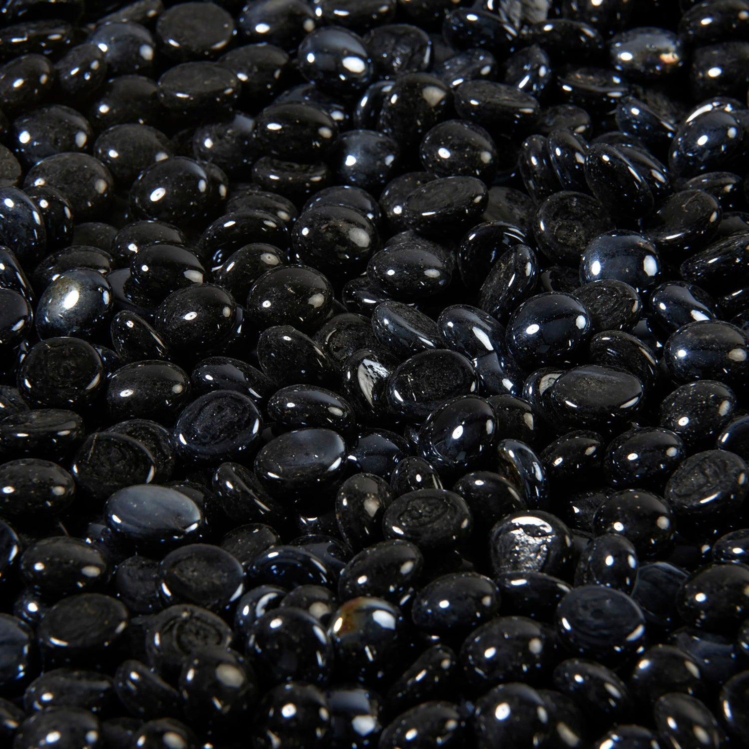 The Outdoor GreatRoom Company Onyx Reflective Tempered Fire Glass Gems - 10 lb kit