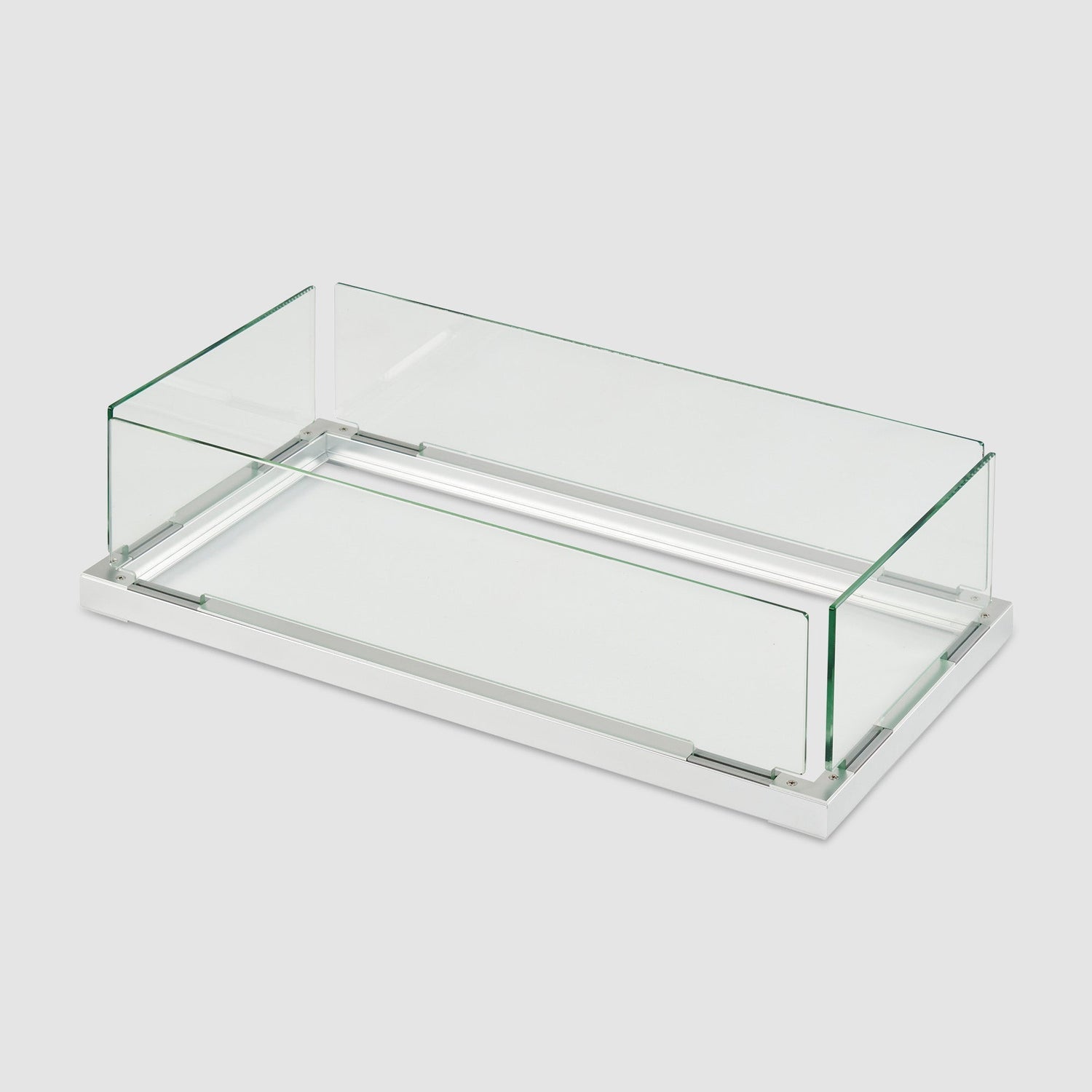The Outdoor GreatRoom Company Rectangular Folding Glass Wind Guard