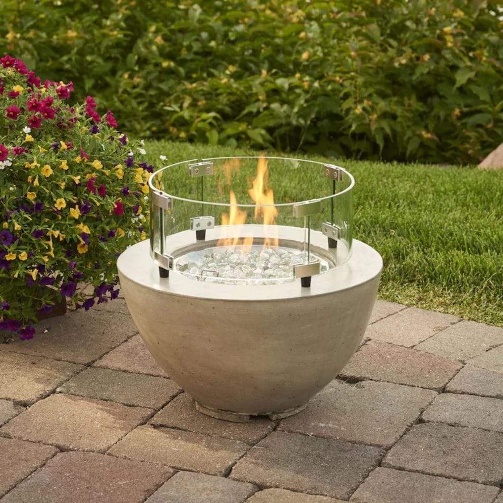 The Outdoor GreatRoom Company Fire Pit Glass Guard, Clear