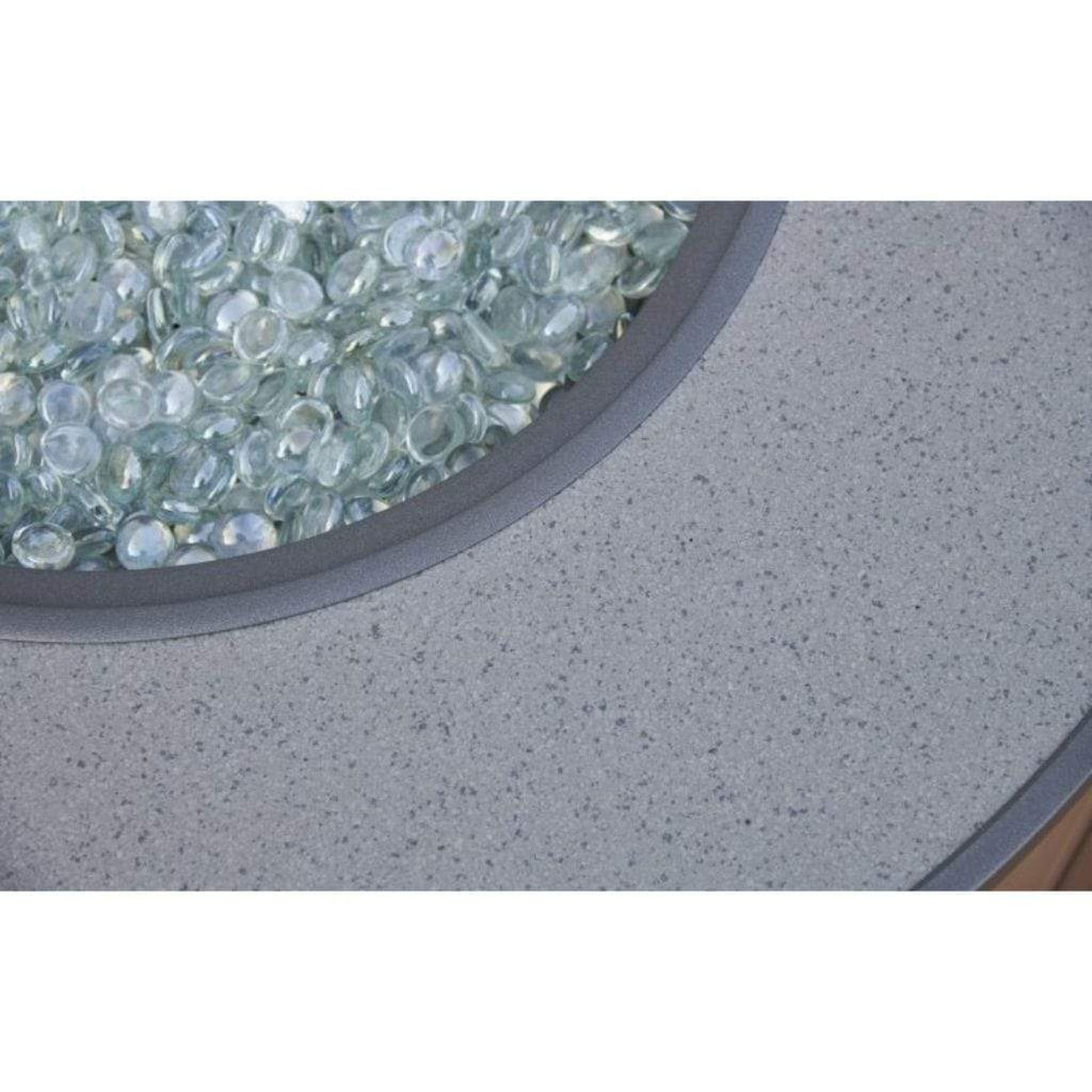 The Outdoor GreatRoom Company Stonefire 31" Brown Round Gas Fire Pit Table