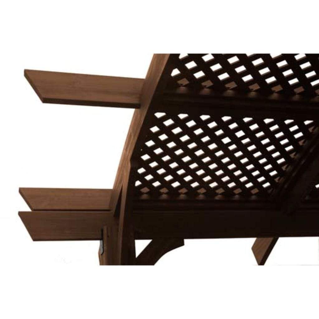 The Outdoor GreatRoom Company Wood Lattice for 12' x 12' Sonoma Pergola