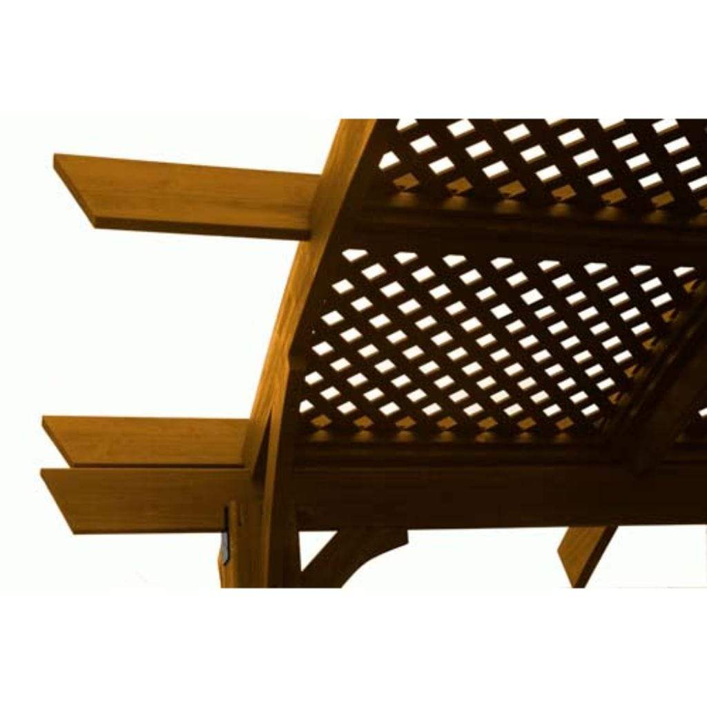 The Outdoor GreatRoom Company Wood Lattice for 12' x 12' Sonoma Pergola