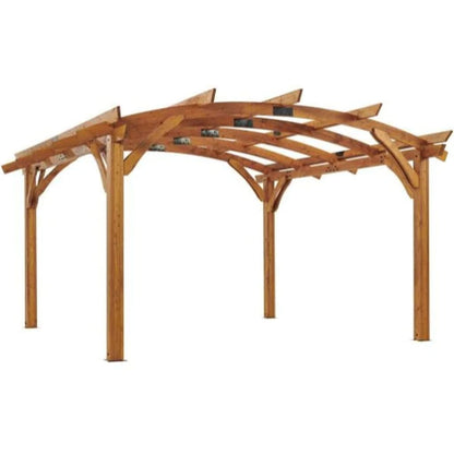 The Outdoor GreatRoom Company Wood Lattice for 16' x 16' Sonoma Arched Wood Pergola