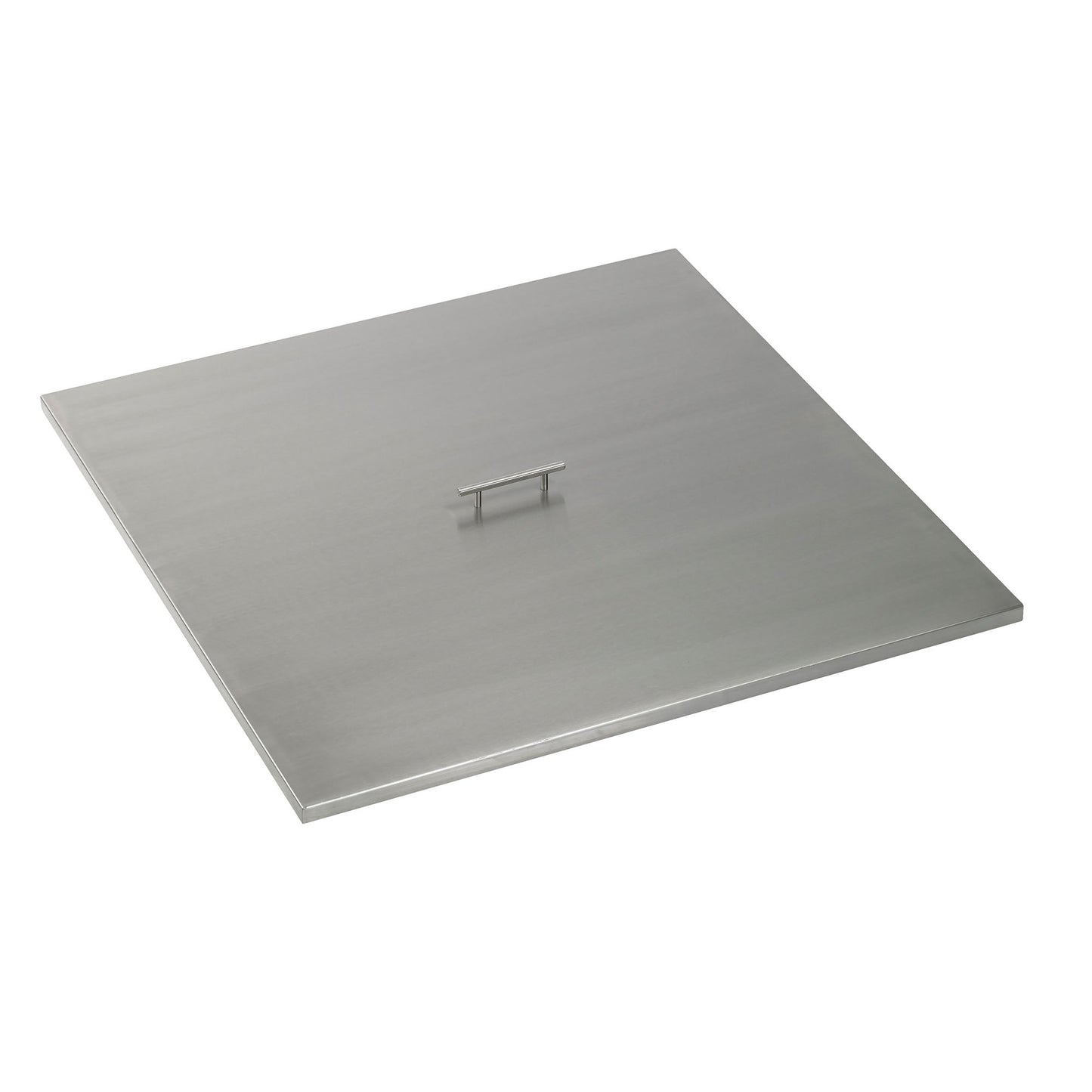 The Outdoor Plus 14" Stainless Steel Square Fire Pit Lid Cover