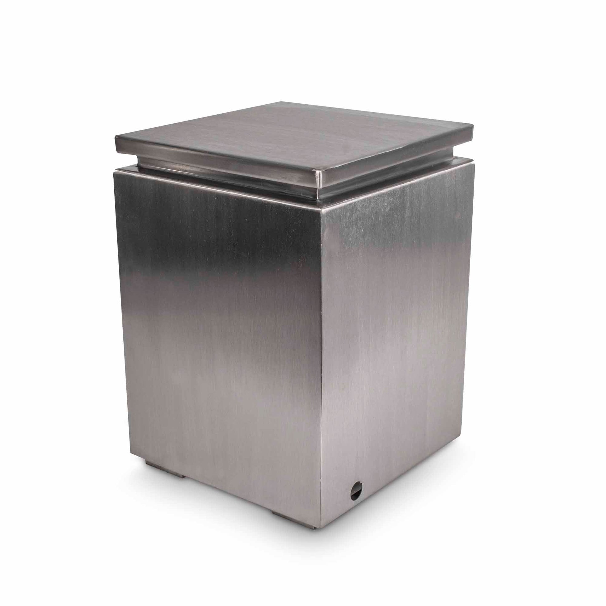 The Outdoor Plus 21" Square Stainless Steel Propane Tank Enclosure with Removable Lid