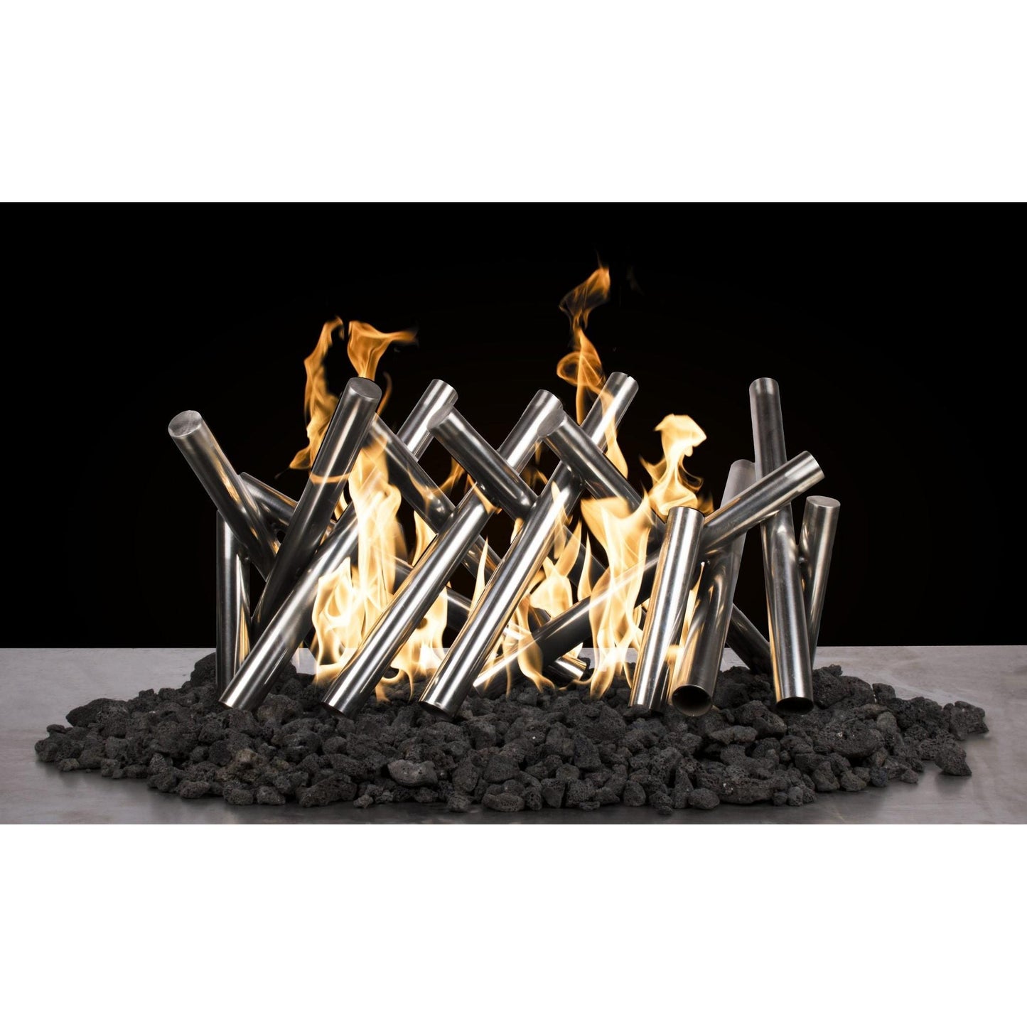 The Outdoor Plus 24" Polished Stainless Steel Logs Ornament