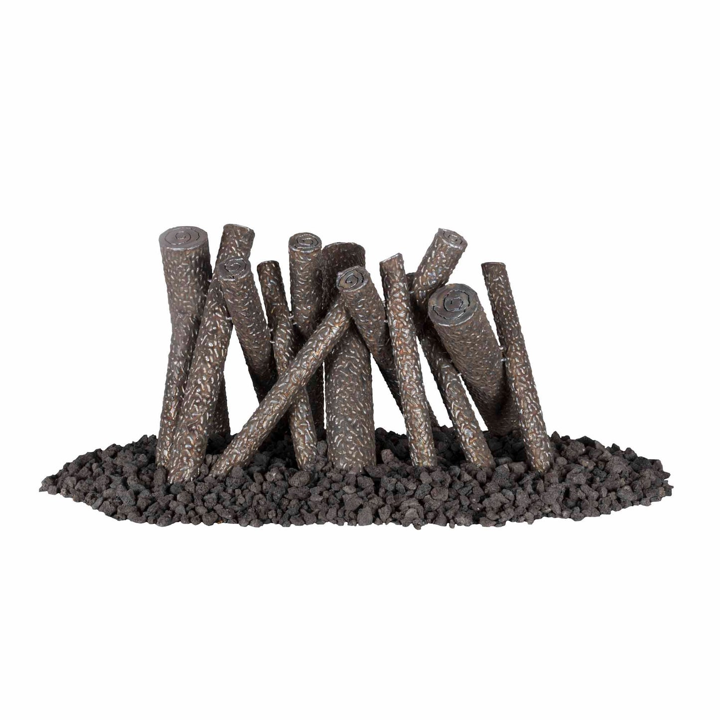 The Outdoor Plus 24" Stainless Steel Upright Logs Ornament