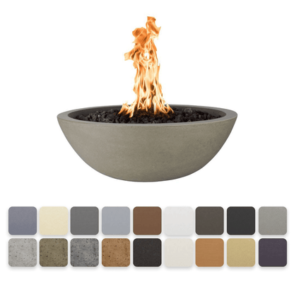 The Outdoor Plus 27" Sedona GFRC Concrete Round Fire Bowl