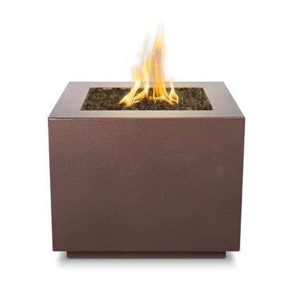The Outdoor Plus 30" Forma Powder Coated Steel Square Fire Pit Table