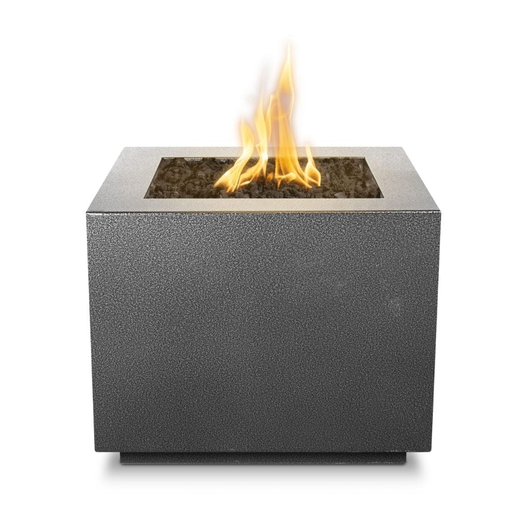 The Outdoor Plus 30" Forma Powder Coated Steel Square Fire Pit Table