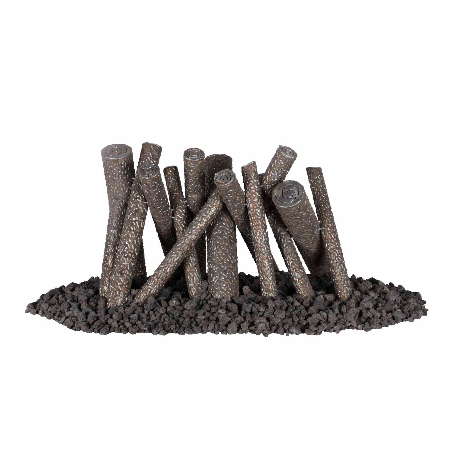 The Outdoor Plus 30" Stainless Steel Upright Logs Ornament