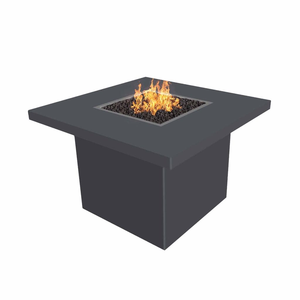 The Outdoor Plus 36" Bella Powder Coated & Stainless Steel Square Fire Pit