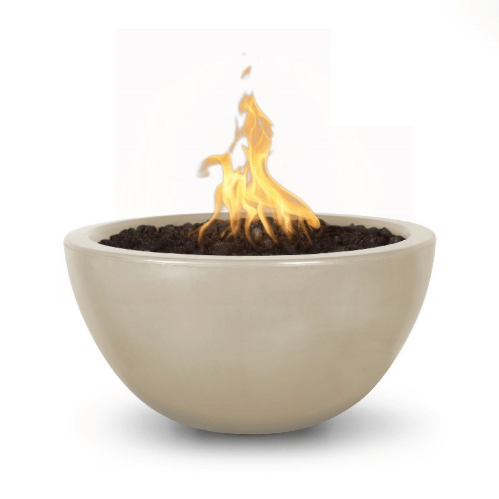 The Outdoor Plus 38" Luna GFRC Concrete Round Fire Bowl