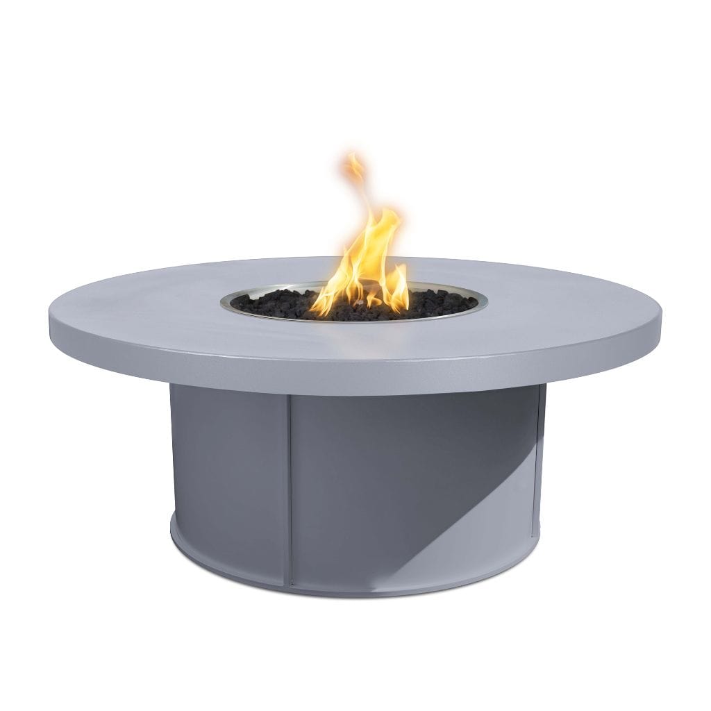 Fire Pit The Outdoor Plus 48" Mabel Powder Coated Steel Round Fire Pit Table