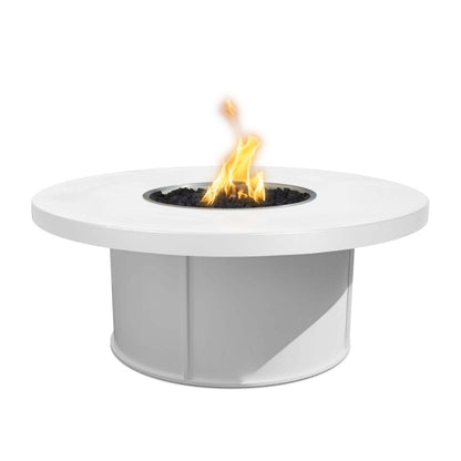 The Outdoor Plus 48" Mabel Powder Coated Steel Round Fire Pit Table