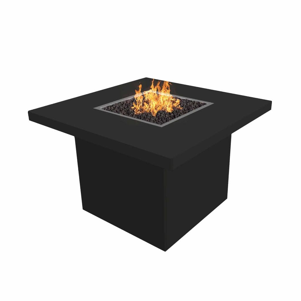 The Outdoor Plus 60" Bella Powder Coated & Stainless Steel Square Fire Pit