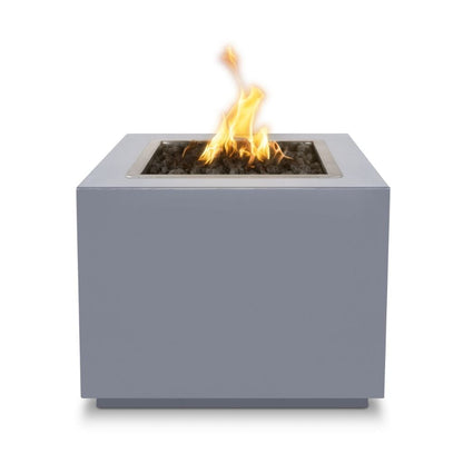 The Outdoor Plus 60" Forma Powder Coated Steel Square Fire Pit Table