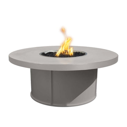 The Outdoor Plus 60" Mabel Powder Coated Steel Round Fire Pit Table