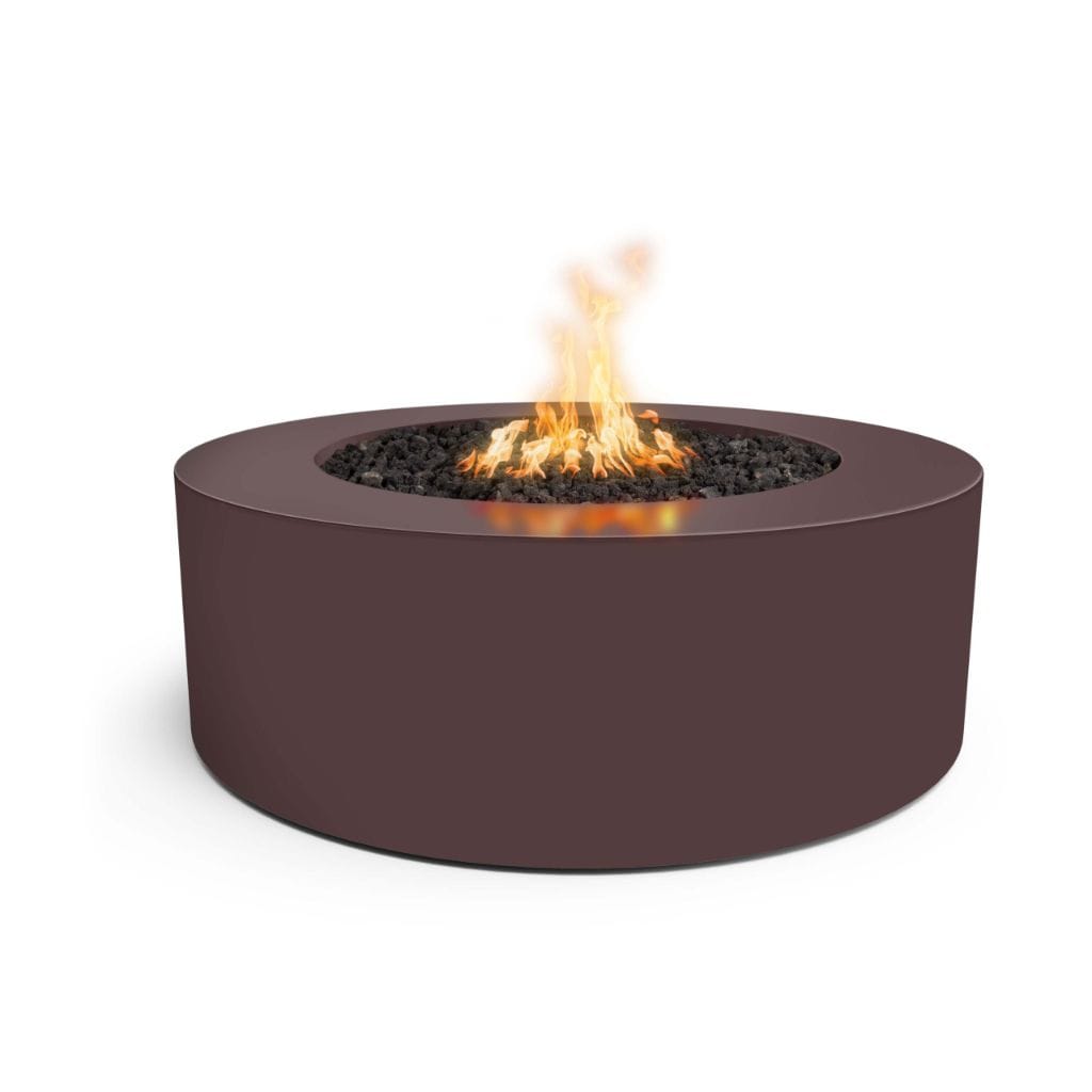 The Outdoor Plus 72" Unity Powder Coated Steel Round Fire Pit - 18" Tall