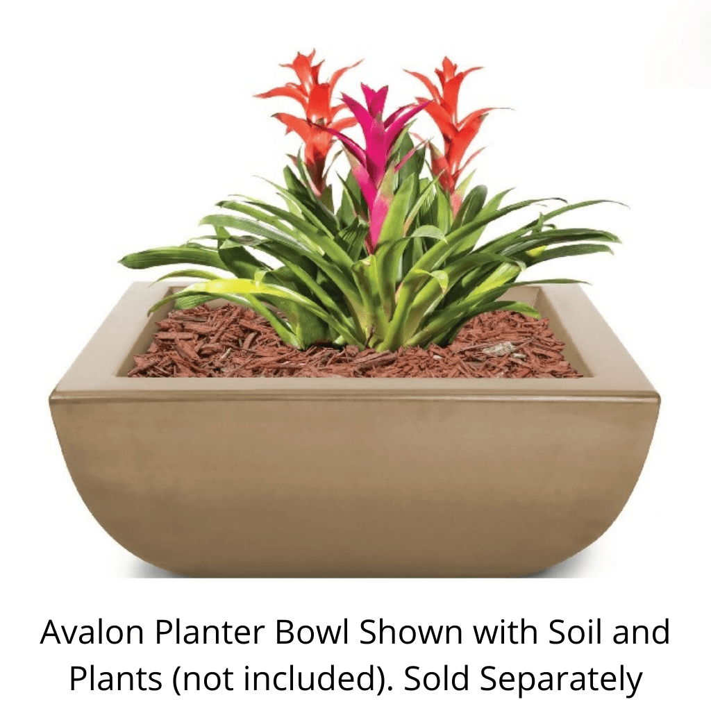 The Outdoor Plus Avalon GFRC Concrete Planter Bowl