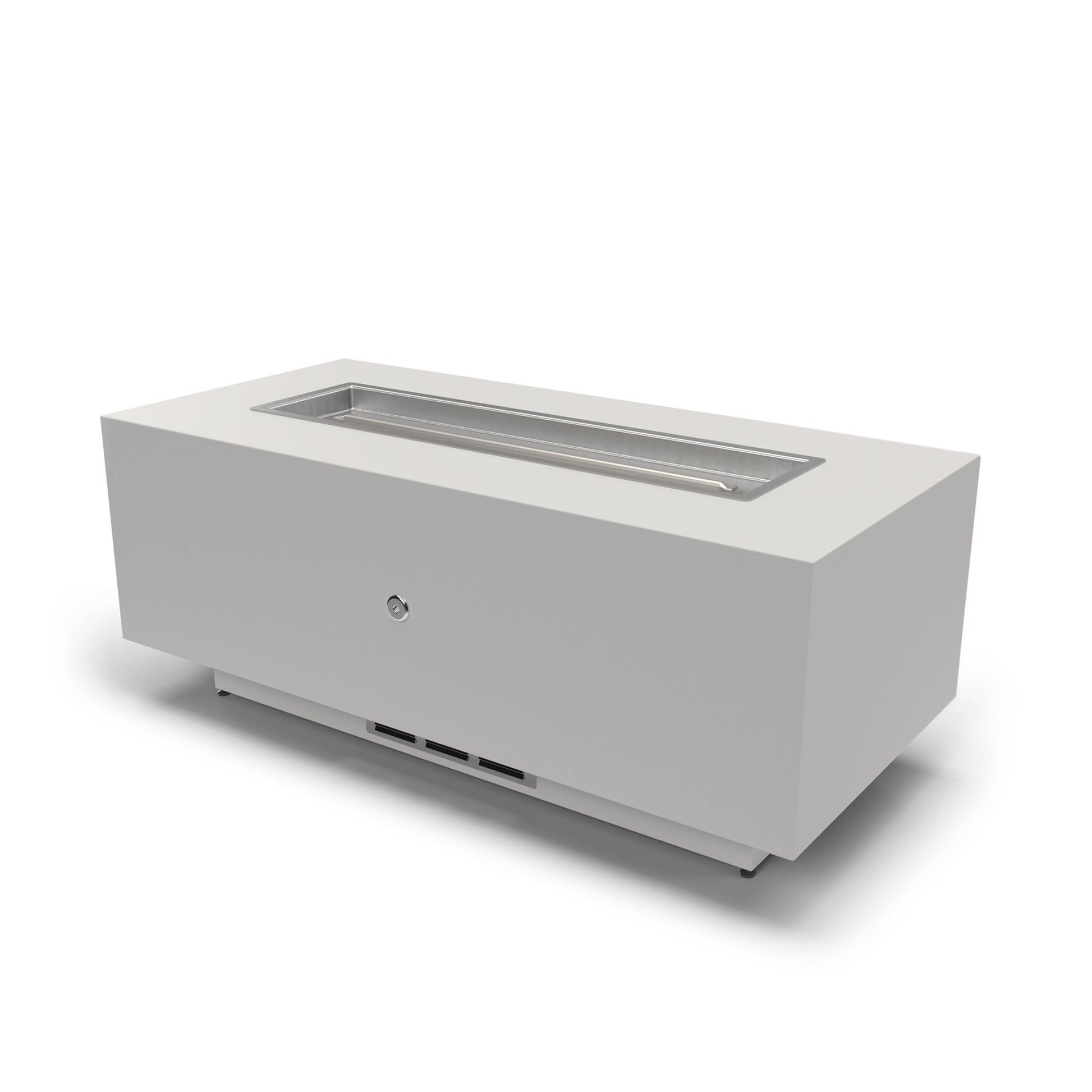 The Outdoor Plus Catalina 120" Hardieboard & Steel Frame Natural Gas Ready to Finish Fire Pit with 10V Electronic Ignition