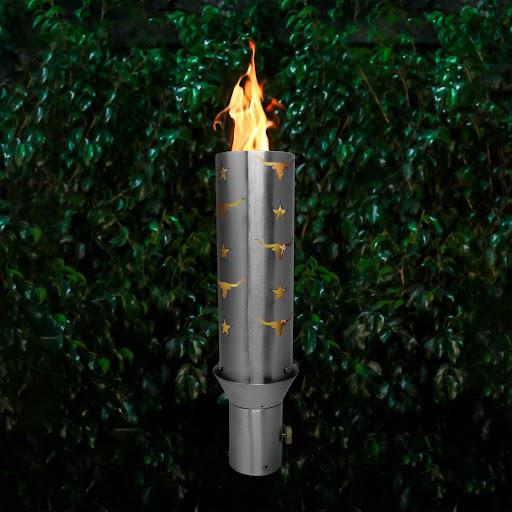The Outdoor Plus Cone 18" Gray Powder Coated Torch Head