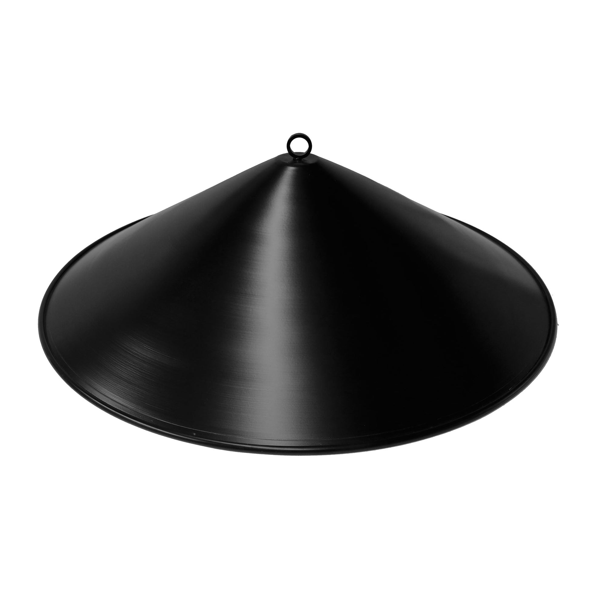 The Outdoor Plus Cone 47" Black Aluminum Fire Pit Cover