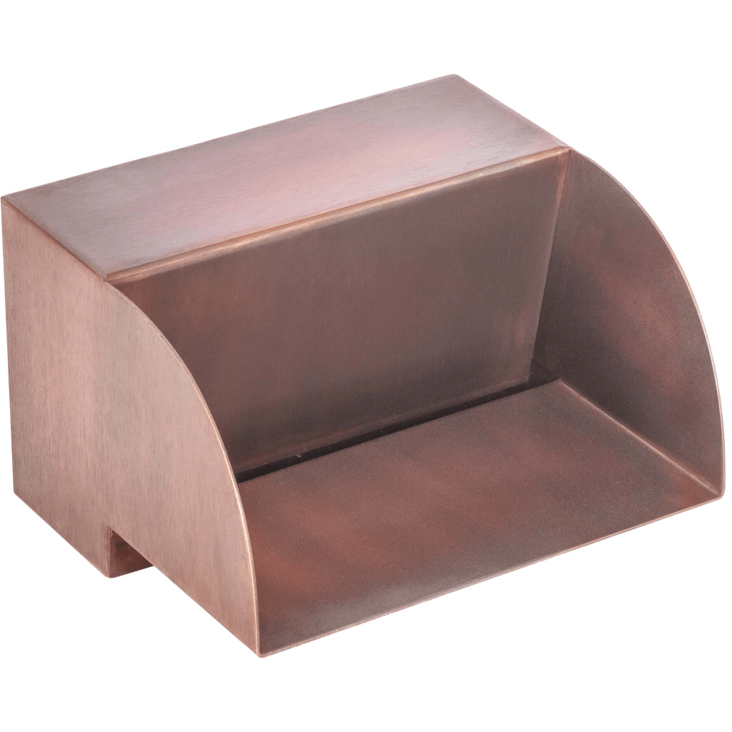 The Outdoor Plus Copper/Stainless Steel Smooth Flow Radius Scupper